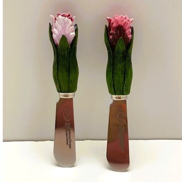 Ideal Home Range Set of (2) Stainless Steele Speaders-Elizabethan Garden-NEW - Picture 4 of 6